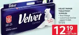 Selgros Velvet Papier Toaletowy White Cotton oferta