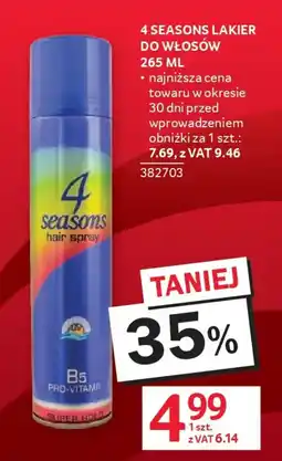 Selgros 4 Seasons Lakier do włosów oferta