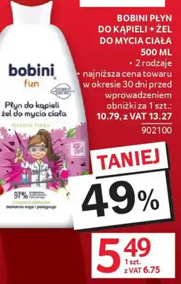Selgros Bobini Płyn do kąpieli + żel do mycia ciała oferta