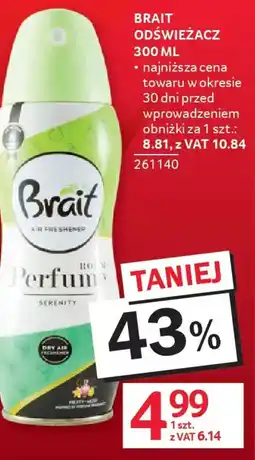 Selgros Brait Odświeżacz Perfume Serenity oferta