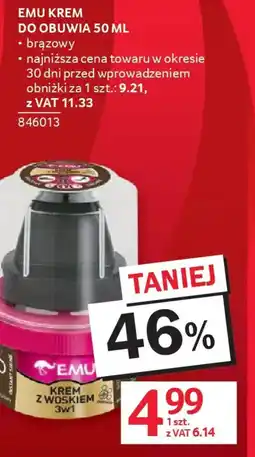 Selgros Emu Krem do obuwia z woskiem 3w1 oferta