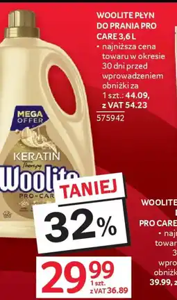 Selgros Woolite Płyn do prania Pro Care Keratin Therapy oferta