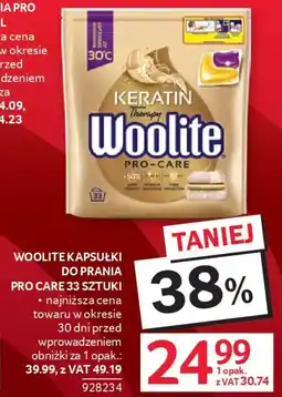 Selgros Woolite Kapsułki do prania Pro Care oferta
