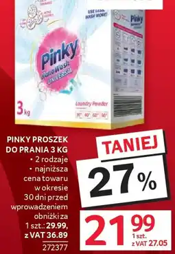 Selgros Pinky Proszek do prania NanoWash universal oferta