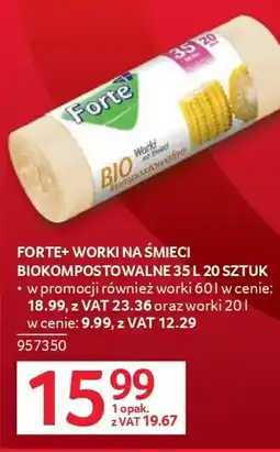 Selgros Forte Worki na śmieci biokompostowalne oferta