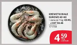 Selgros Krewetki białe surowe 40-60 oferta