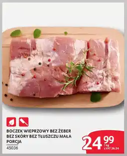 Selgros Boczek wieprzowy bez żeber bez skóry bez tłuszczu mała porcja oferta