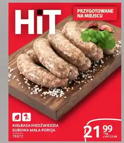 Selgros Kiełbasa niedźwiedzia surowa mała porcja oferta