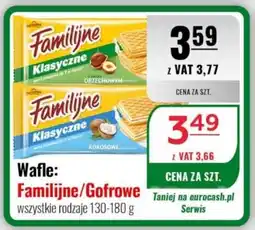 Eurocash Wafle: Familijne/Gofrowe oferta