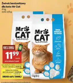 Delikatesy Centrum Żwirek bentonitowy dla kota Mr Cat oferta