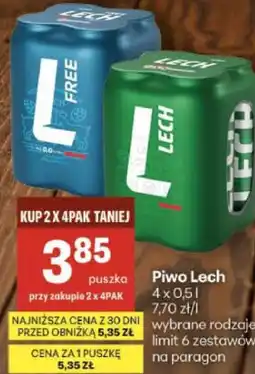 Delikatesy Centrum Piwo Lech oferta