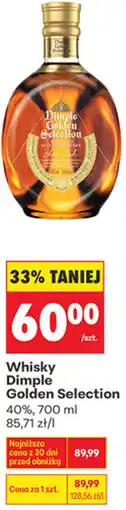 Biedronka Whisky Dimple Golden Selection oferta