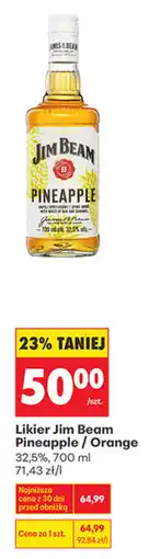 Biedronka Likier Jim Beam Pineapple / Orange 32,5% oferta
