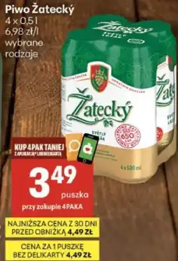 Delikatesy Centrum Piwo Žatecký oferta