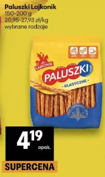 Delikatesy Centrum Paluszki Lajkonik oferta