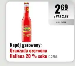 Eurocash Napój gazowany: oranżada czerwona hellena 20% soku oferta