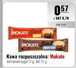 Eurocash Kawa rozpuszczalna: Mokate 3w1 brown sugar / 3w1 oferta