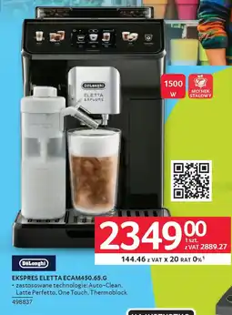 Selgros DeLonghi Ekspres Eletta ECAM450.65.G oferta