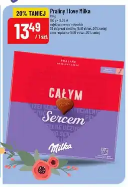 Polomarket Praliny I love Milka oferta
