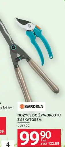 Selgros Gardena Nożyce do żywopłotu z sekatorem oferta