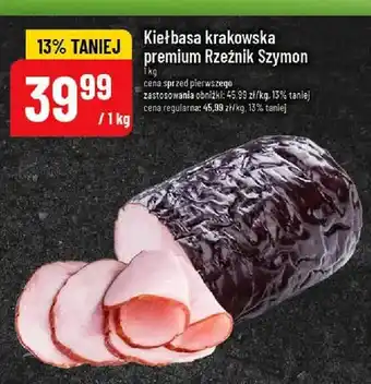Polomarket Kiełbasa krakowska premium Rzeźnik Szymon oferta