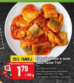 Polomarket Filety śledziowe w sosie salsa Master Fish oferta