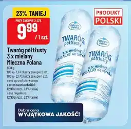 Polomarket Twaróg półtłusty 3 x mielony Mleczna Polana oferta