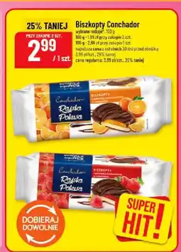 Polomarket Biszkopty Conchador Rajska Pokusa z galaretką pomarańczową w czekoladzie oferta