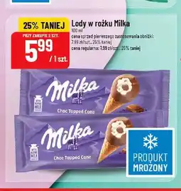Polomarket Lody w rożku Milka Choc Topped Cone oferta
