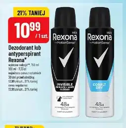 Polomarket Dezodorant lub antyperspirant Rexona Men Invisible On Black + White Clothes oferta