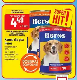 Polomarket Karma dla psa Heros z indykiem i kurczakiem oferta