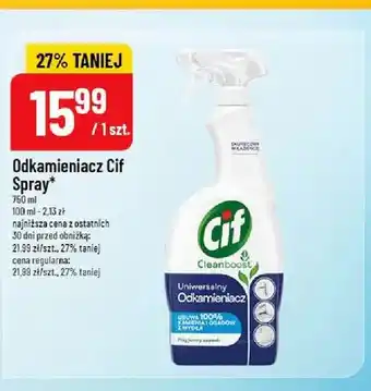 Polomarket Odkamieniacz Cif Spray oferta