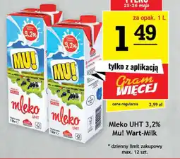 Gram Market Mleko uht 3,2% mu! wart-milk oferta