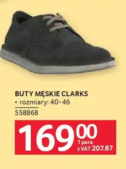 Selgros Clarks Buty męskie oferta