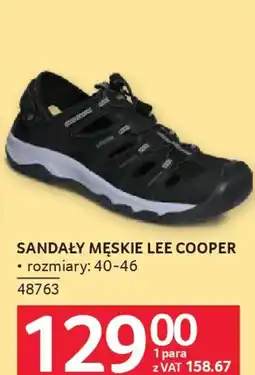 Selgros Lee Cooper Sandały męskie oferta