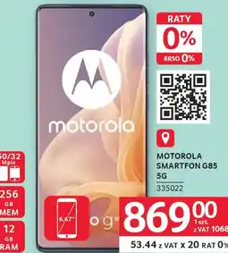 Selgros Motorola Smartfon G85 5 g oferta