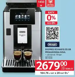 Selgros DeLonghi ekspres ECAM610.55.SB Primadonna soul oferta