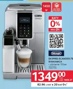 Selgros DeLonghi ekspres ECAM350.75 Dianamica oferta