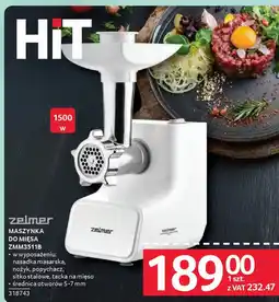 Selgros Zelmer Maszynka do mięsa ZMM3511B oferta