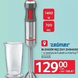 Selgros Zelmer blender ręczny ZHB4650 oferta