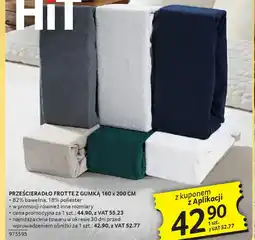 Selgros Prześcieradło frotte z gumką oferta