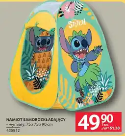 Selgros Disney Stitch Namiot samorozkładający oferta