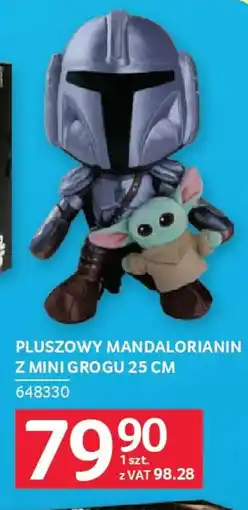 Selgros Pluszowy Mandalorianin z mini Grogu oferta