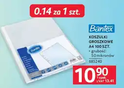 Selgros Bantex Koszulki groszkowe A4 oferta