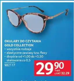 Selgros Gold Collection Okulary do czytania oferta