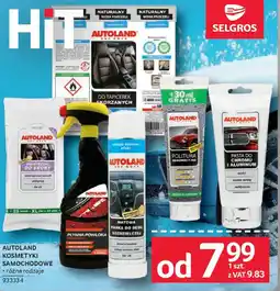 Selgros Autoland Kosmetyki samochodowe oferta