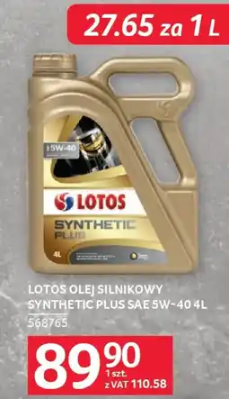 Selgros Lotos Olej silnikowy Synthetic Plus sae 5W-40 oferta