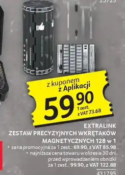 Selgros Extralink Zestaw precyzyjnych wkrętaków magnetycznych 128 w 1 oferta