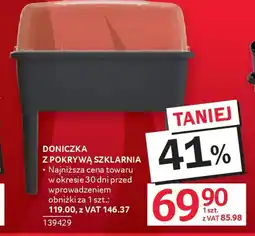 Selgros Doniczka z pokrywą szklarnia oferta