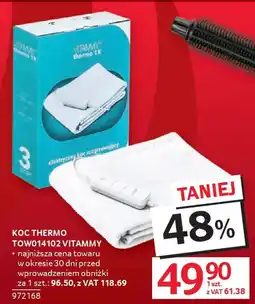 Selgros Vitammy Koc thermo elektryczny rozgrzewający oferta
